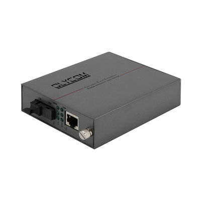 フーストイーサネットメディアコンバーター 10/100M シングルモード WDMファイバー 無管理 20KM