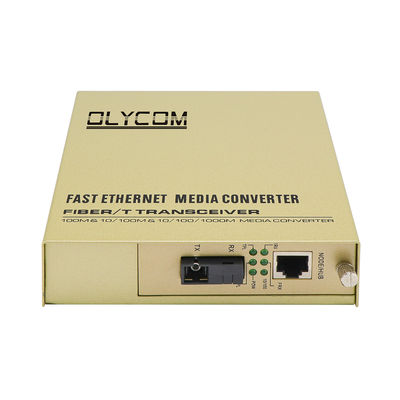 WDMメディアコンバーター 10/100Mbps レイクマウント ファイバー銅拡張器 管理されていない CE