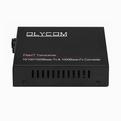 ギガビットシングルモードメディアコンバータ PoE 無管理DC48V 1310/1550nm 20KM SCファイバー
