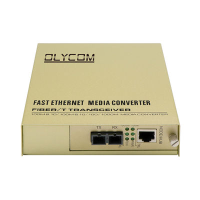 最高2つのイーサネット ポートSMF 100kmが付いているMDIX CCTV媒体のコンバーター