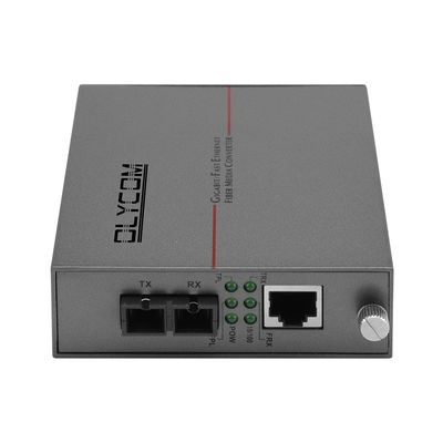 10/100M イーサネット ファイバー メディア 変換器 SC 接続器 ラック 設置可能 無管理 DC5V LFPT