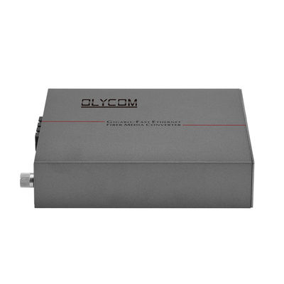 30W POE 光ファイバーイーサネット メディアコンバータ ラック 搭載 デュプレックス SC ポート AC 入力