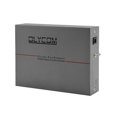 30W POE 光ファイバーイーサネット メディアコンバータ ラック 搭載 デュプレックス SC ポート AC 入力
