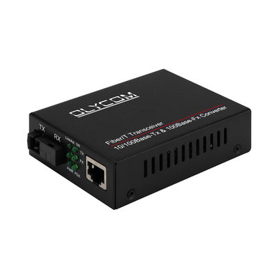 WDM ファストイーサネット 光ファイバーメディアコンバータ LFPT 未管理 20KM SCポート CE
