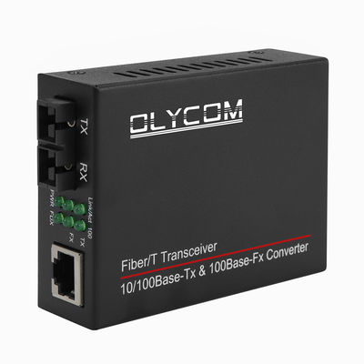 10/100M PoEメディアコンバータ 光ファイバーイーサネット 48V SC 双ファイバー IPC CE