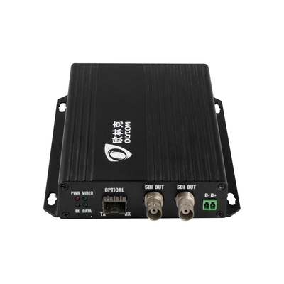 3G-SDI ファイバーオプティック拡張子 RS485 データローカルループout 1 SDI 2 SDI アウト