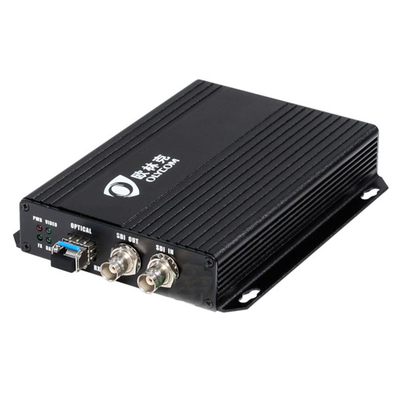 1080P HD SDI ビデオ ファイバー拡張子 光学変換 単機形 20km ローカルループット 12V