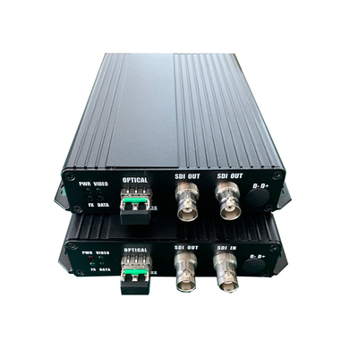 2 SDIの出力DC12V SFPスロットが付いているBNCの港3G-SDIのビデオ光トランスミッタそして受信機