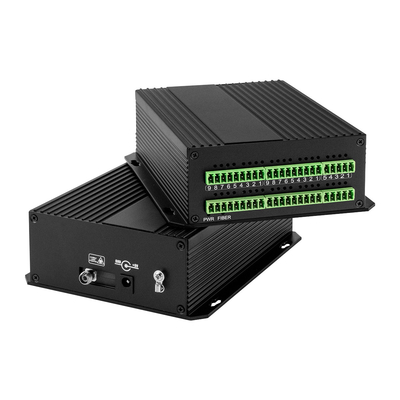ドライコンタクト閉塞 光ファイバー変換器 ビディ 閉塞 8 ポート ラック 設置可能