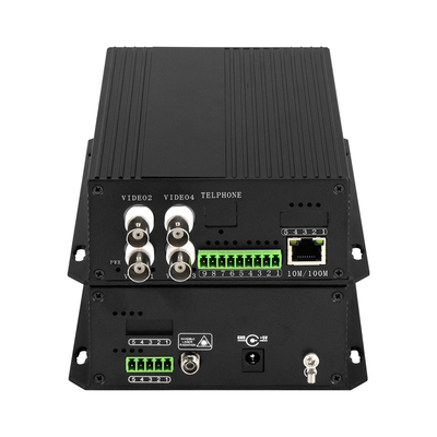 4チャネルCCTV アナログビデオから光ファイバー変換 NTSC/PAL/SECAM対応