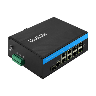アウトドア 2.5G マネージド ファイバー スイッチ 産業用 ギガビット イーサネット 8 ポート ERPS リング マネージブル