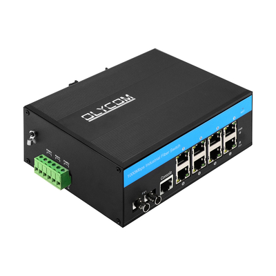 8 ポート ERPS L2+ マネージド スイッチ インダストリアル ギガビット イーサネット ST SM/MM ファイバーポート