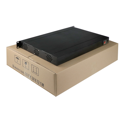 16 Por AHD CVI TVI ビデオメディアコンバータ 1080p 4K AC 220V ST ポート 1U ラック