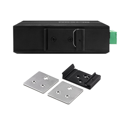 ミニ5ポート ギガビット 工業ファイバースイッチ SFP アップリンク 無管理 ディンレール型 DC12V