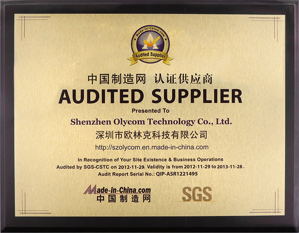 中国 Shenzhen Olycom Technology Co., Ltd. 認証